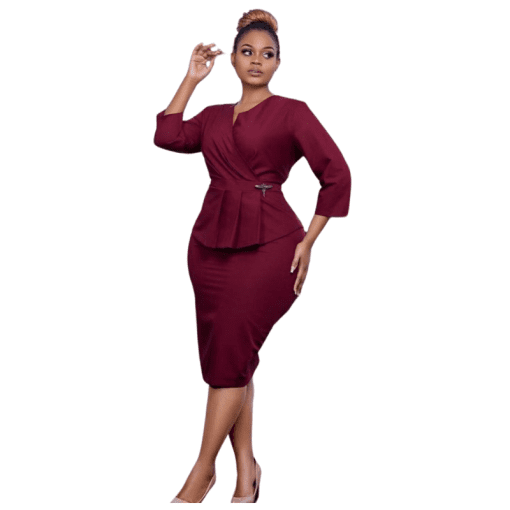 Fashion Women Elegant Flare Office Ladies Bodycon Dress