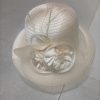 Summer Stylish Elegant Flower Oversized Wide Big Large Hat