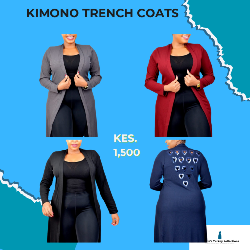 Sexy Kimono Trench Coats for Women