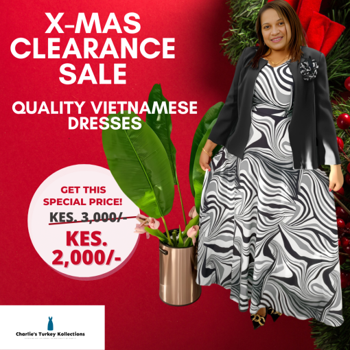 End year clearance sale on affordable dresses