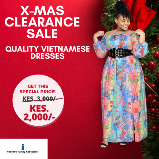 End year clearance sale on affordable dresses