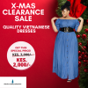 End year clearance sale on affordable dresses