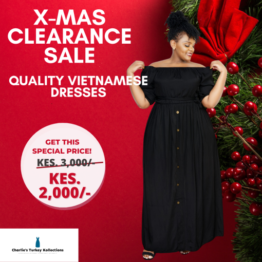 End year clearance sale on affordable dresses