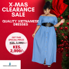 End year clearance sale on affordable dresses