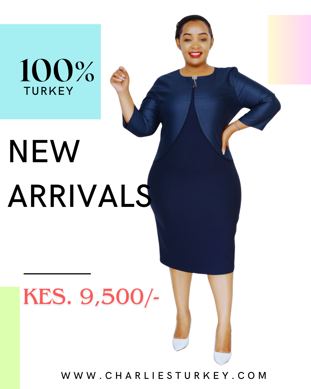 New Arrival. High Quality Turkey Dress for all Ladies.