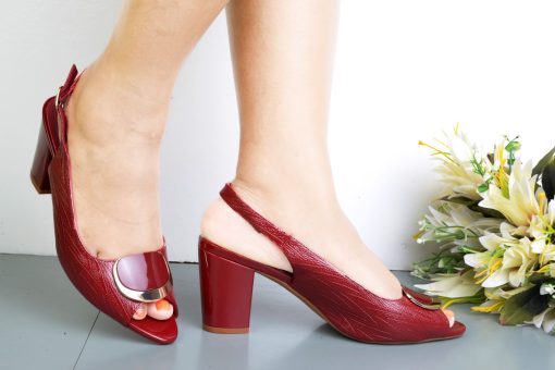 Women's Peep Toe Heeled Shoes