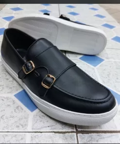 Strap Genuine Leather Men's Casual Shoes