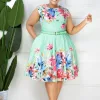 quality floral skater dress