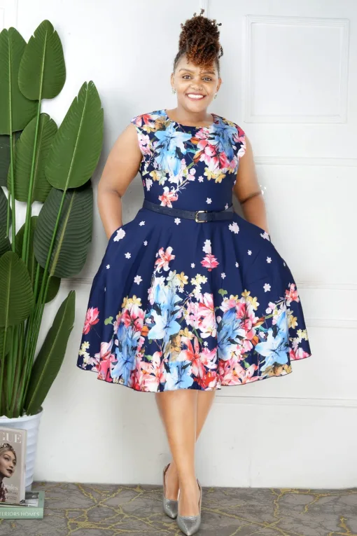 quality floral skater dress