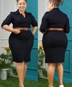 original turkey buttoned dress