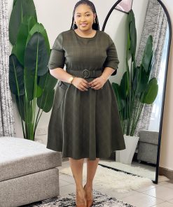 quality checked midi length dress